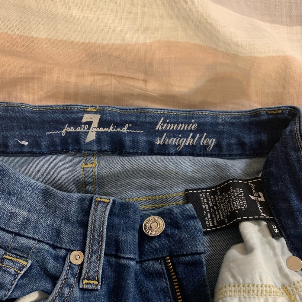 7 for all mankind Kimmie straight jeans size 28